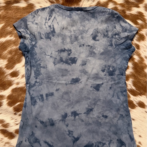 Blue Patterned Women's Top - Picture 4 of 4
